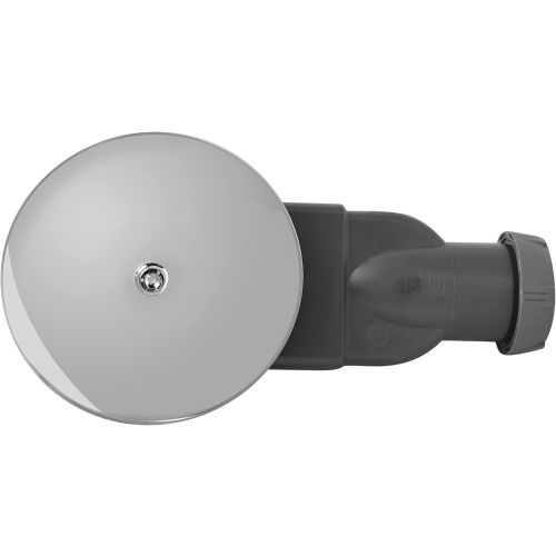 Bonde de douche slim pour receveurs extra-plats D 90mm avec membrane et dôme en ABS gris - WIRQUIN - 30719686 pas cher Secondaire 3 L