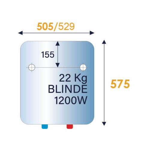 Chauffe-eau électrique 100l Atlantic vertical blindé fourni posé