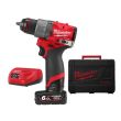 Perceuse-visseuse 12 V M12 FDD2-402X + 2 batteries 6 Ah + chargeur en coffret HD Box MILWAUKEE 4933479874 photo du produit