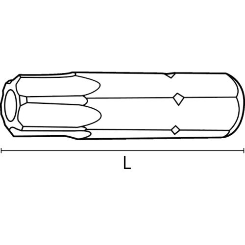 Embout Torx T25 x 25 mm - ACTON - 3604525 pas cher Secondaire 1 L