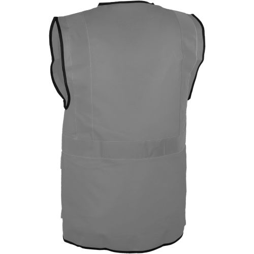 Gilet de signalisation haute visibilit&eacute; orange multipoches taille XL - SINGER SAFETY - GARO04 pas cher Secondaire 1 L