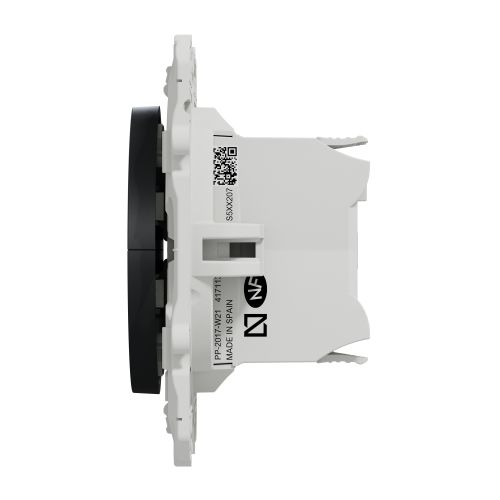 Bouton poussoir ODACE anthracite &agrave; 2 boutons mont&eacute;e/descente pour volet - SCHNEIDER ELECTRIC - S540207 pas cher Secondaire 2 L