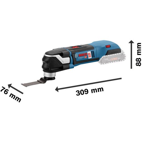 Découpeur-ponceur 18V GOP 18V-28 Professional (sans batterie ni chargeur) + coffret L-BOXX BOSCH 06018B6001 photo du produit Secondaire 2 L