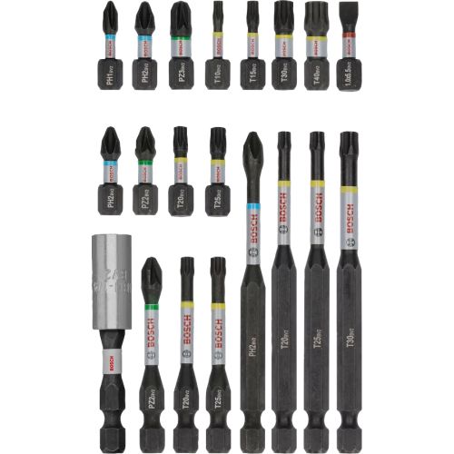 Coffret d'embouts de vissage PRO Impact 20 pièces BOSCH 2608521U74 photo du produit Secondaire 2 L