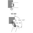 Passage de câble invisible KÜ 260 - DORMA - 15811000 pas cher Secondaire 2 S