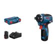 Perceuse-visseuse 12V GSR 12V-35 HX  + 2 batteries 3 Ah + chargeur + L-BOXX BOSCH 06019J9100 photo du produit