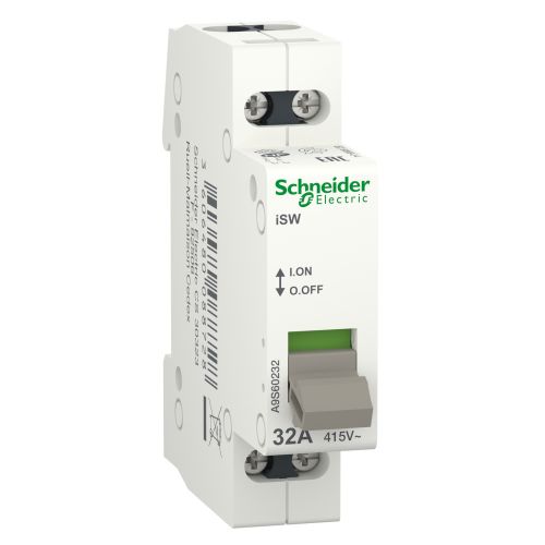 Interrupteur ISW ACTI9 2pôles 32 A 415 VCA SCHNEIDER ELECTRIC A9S60232 photo du produit Principale L