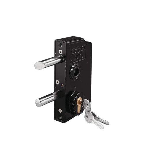 Serrure pour portillon battant &agrave; p&ecirc;ne rond 60mm - COMUNELLO - 73-60 pas cher