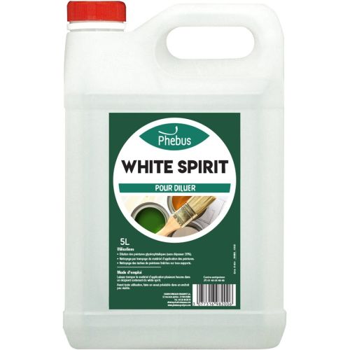 White spirit bidon de 5 L PHEBUS WHITE.5L photo du produit Principale L