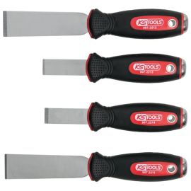 Jeu de 4 grattoirs KS Tools à lame inox - 907.2210 photo du produit Principale M