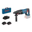 Perforateur SDS Plus 18V GBH 18V-26 D + 2 batteries Procore 4Ah + chargeur + coffret standard BOSCH photo du produit