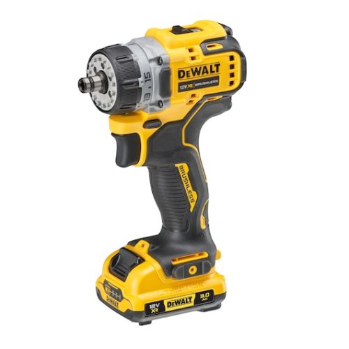 Perceuse visseuse 12 V XR à têtes multiples + 2 batteries 3 Ah + chargeur + coffret T-STAK DEWALT DCD703L2T-QW photo du produit Secondaire 3 L