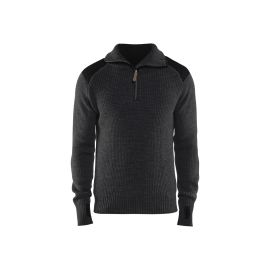 Sweat en laine Blåkläder col zippé 46301071 photo du produit Principale M