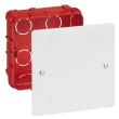 Boîte complète BATIBOX maçonnerie pour dérivation rectangulaire 85 x 85 x 40 mm LEGRAND 089271 photo du produit Secondaire 1 S