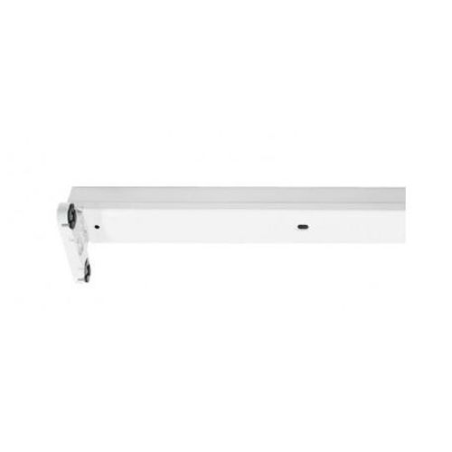 Support double tube LED T8 phase / neutre même côté 1200 mm MIIDEX LIGHTING 76110 photo du produit