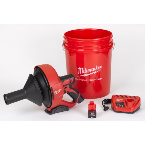 Déboucheur à spirale 12 V M12 BDC6-202C + 2 batteries 2 Ah + chargeur 12 V MILWAUKEE 4933451635 photo du produit Secondaire 1 L