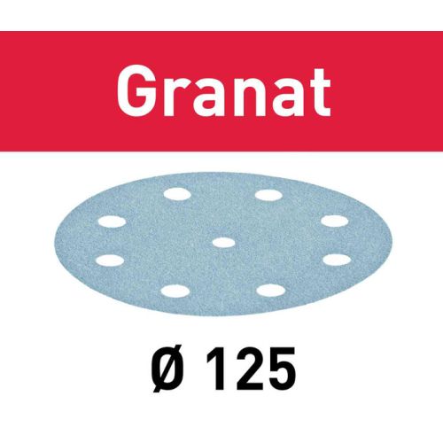 Abrasif GRANAT STF D125/8 P120 GR/10 - FESTOOL - 497148 pas cher