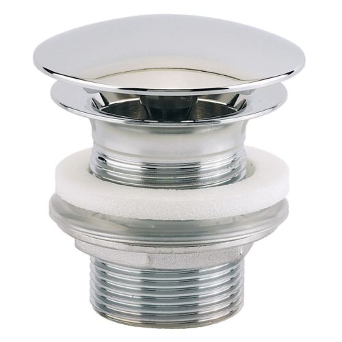 Bonde de lavabo champignon laiton chromée H60 33 x 42 VALENTIN 00 122500 000 00 photo du produit Secondaire 1 L