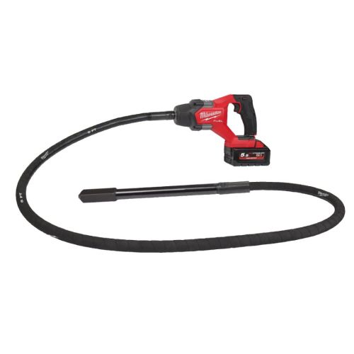 Aiguille vibrante 18 V M18 FCVN24-551 2,4 m + batterie 5,5 Ah + chargeur MILWAUKEE 4933479600 photo du produit