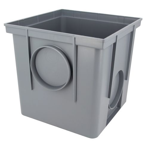 Regard eaux pluviales 25x25x25cm emboîtures femelles gris clair - NICOLL - RPCT pas cher Secondaire 3 L