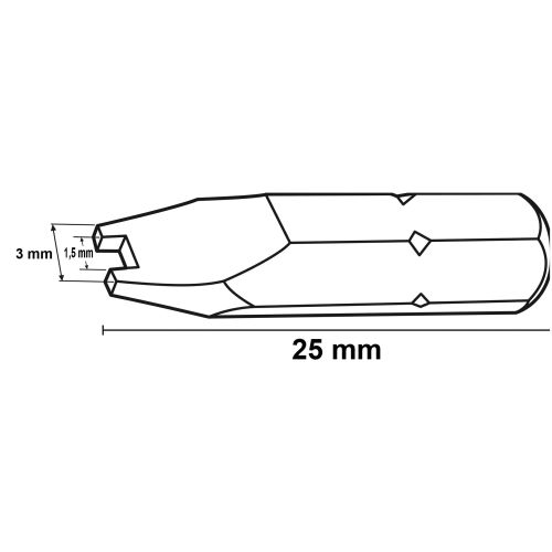 Embout Snake-Eyes 4 pour vis inviolable - ACTON - 360354 pas cher Secondaire 1 L
