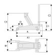 Cric rouleur ''VL-VUL'' 3T - FACOM - DL.32APB pas cher Secondaire 1 S