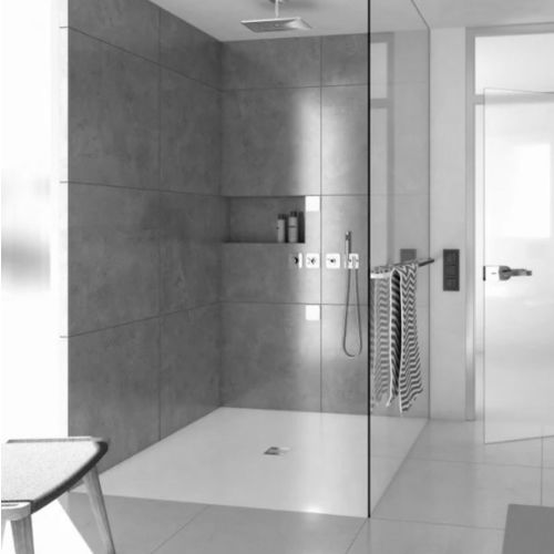 Receveur FUNDO PRIMO carré 900x900x40mm trou central sans bonde - WEDI - 73735170 pas cher Secondaire 4 L