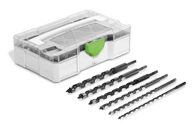 FESTOOL  Set de m&egrave;ches &agrave; simple spirale SB CE/6-Set  - 205902