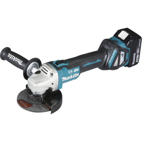 Meuleuse 18 V 125 mm + 2 batteries 5 Ah + chargeur + coffret Makpac - MAKITA - DGA513RTJ photo du produit Secondaire 1 L