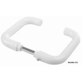 Béquille double ARCOLOR Vachette nylon 232 AM à retour carré 7 mm 38/48 blanc - 038676 pas cher Principale M