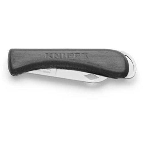 Couteau pliant d’électricien 120 x 34 x 14mm - KNIPEX - 16 20 50 SB pas cher