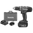 Perceuse-visseuse 18V diam&egrave;tre 13mm + 2 batteries 3Ah + chargeur + coffret - MAKITA - DDF453SFE pas cher