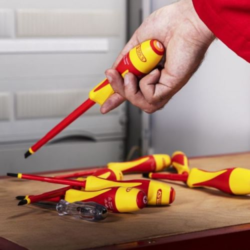 Jeu de 8 tournevis bi-matière isolés 1000 V KS TOOLS 922.6218 photo du produit Secondaire 1 L