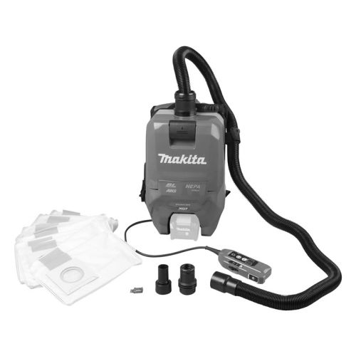 Aspirateur à dos XGT 40V Max + AWS + carton (sans batterie ni chargeur) - MAKITA - VC009GZ01 pas cher