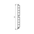 Plinthe PVC aluminium 150mm finition anodisé satiné 3,9ml - EMUCA - 8060363 pas cher Secondaire 1 S