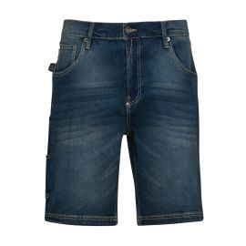 Bermuda jean délavé STONE Diadora SPA 702.173549 pas cher Principale M