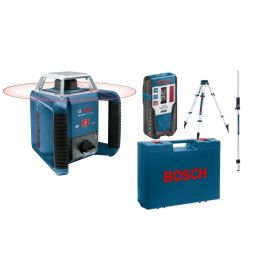Laser rotatif Bosch GRL 400 H + Trépied + accessoires encoffret - 06159940JY pas cher Principale M