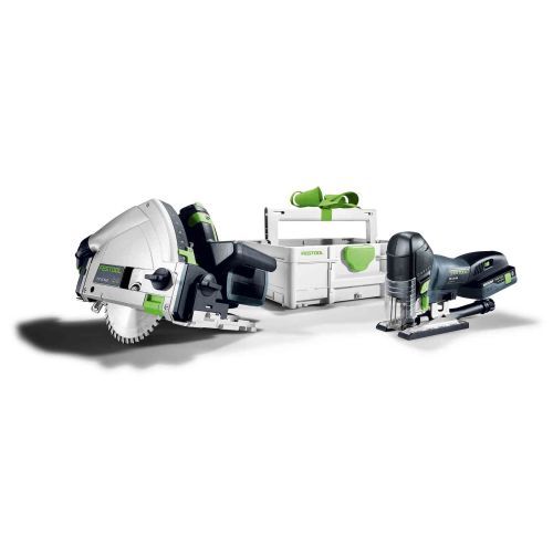 Pack de 2 outils de sciage 18 V (sans batterie ni chargeur) + coffret SYSTAINER FESTOOL 578023 photo du produit Principale L