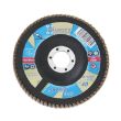 Disque à lamelle plat zirconium 125 mm grain 36 HANGER 150034 photo du produit