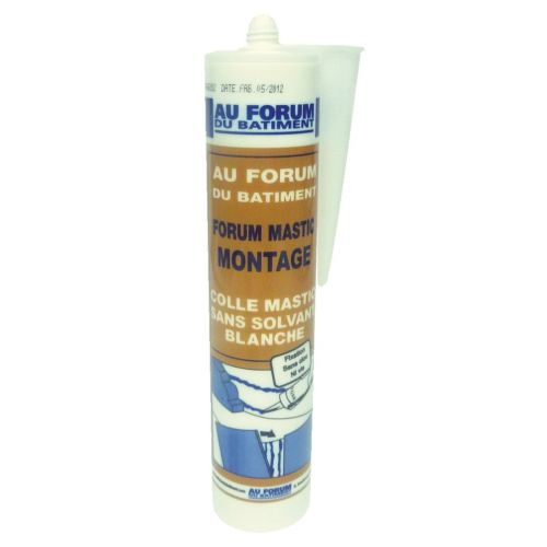 Colle de montage sans solvant blanc 300 ml POLIPLUS photo du produit Principale L