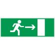 Panneaux d'évacuation rectangulaire 330 x 120 mm ''Evacuation droite'' NOVAP 4140445 photo du produit