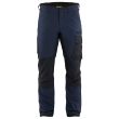 Pantalon maintenance stretch 4D marine fonc&eacute;/noir T40L - BL&Aring;KL&Auml;DER - 142216458699C146 pas cher