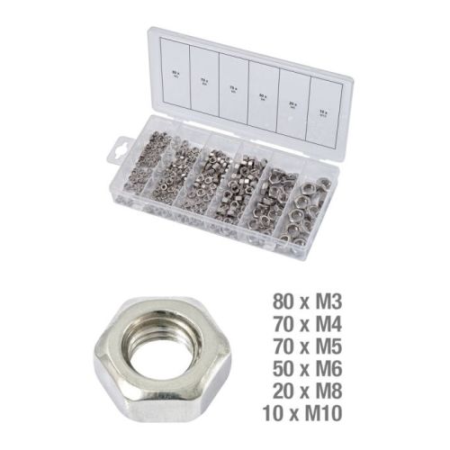 Assortiment d'écrous en inox 300 pièces KS TOOLS 970.0450 photo du produit Secondaire 1 L