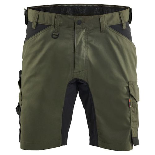 Short stretch 2D vert forêt/noir T38 - BLÅKLÄDER - 175318324298C44 pas cher