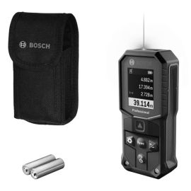 T&eacute;l&eacute;m&egrave;tre laser Bosch GLM 40-31 Professional + 2 piles 1,5 V LR6 (AA) - 0601075000 pas cher Principale M