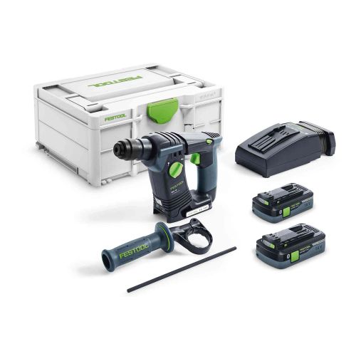 Perforateur SDS Plus 18V BHC 18 HPC 4,0 I-Plus + 2 batteries 4 Ah + chargeur + coffret Systainer FESTOOL 576513 photo du produit