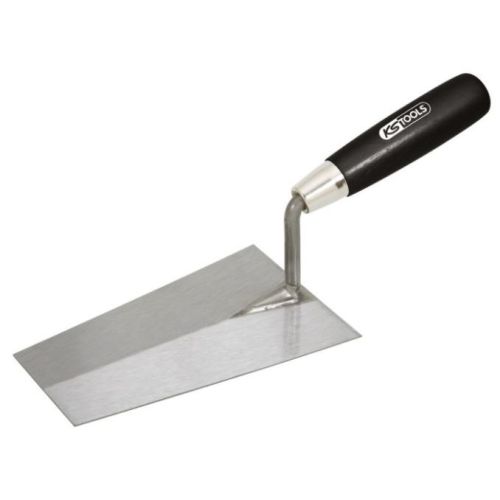Truelle italienne carrée lame en acier manche en bois 200 mm KS TOOLS 144.0123 photo du produit