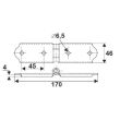 Charnière aluminium N°40 - TORBEL - 92PA40J pas cher Secondaire 1 S