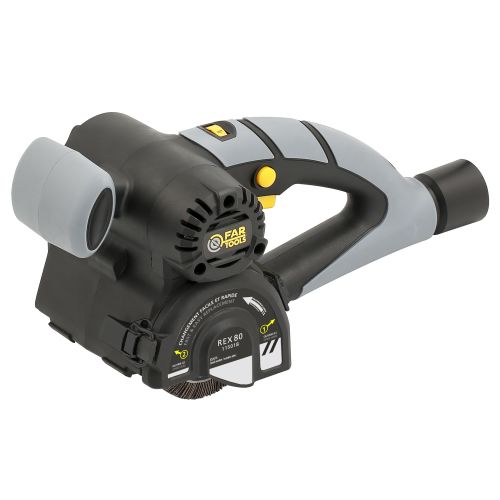 Rénovateur compact 420 W REX 80 avec brosse à lamelles 80 mm - longueur 100 mm FARTOOLS 115018 photo du produit Secondaire 1 L