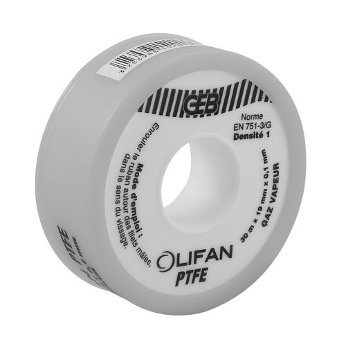 Téflon OLIFAN gaz 19mmx30m - GEB - 815201 pas cher Principale L